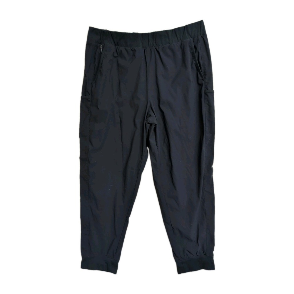 Columbia Leslie Falls Jogger Pants Women XXL Black Stretch Active Travel Outdoor